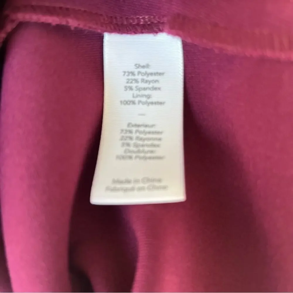 Likely Carolyn Midi Dress size 0 burgundy cocktail - Picture 3 of 4